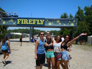 My friends and me at Firefly Music Festival. 